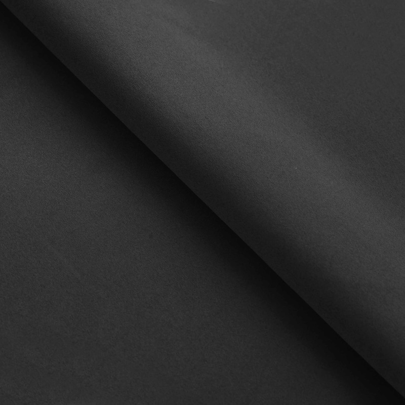 Modern Solid Room Darkening Blackout Curtains, Rod Pocket, Set of 2