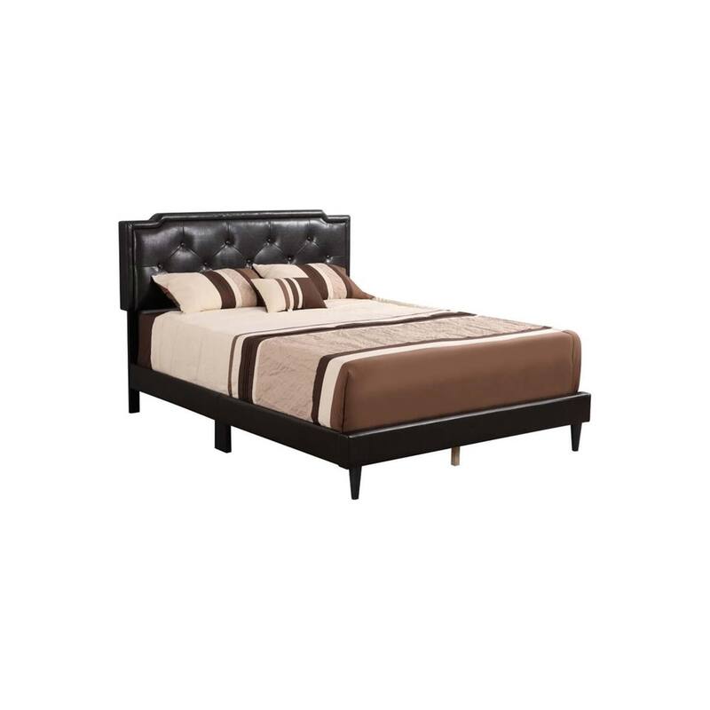 Cappuccino Full Bed with Rich Finish, Spacious Frame and Sturdy Build for Comfortable Bedrooms or Guest Accommodations