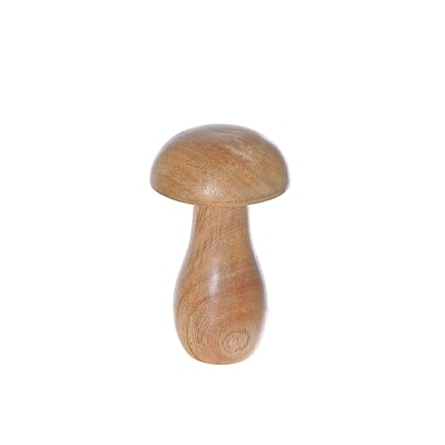 Mango Wood Decorative Mushroom Small