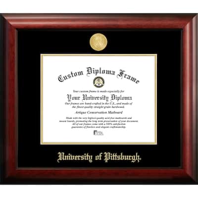 University of Pittsburgh 11w x 8.5h Gold Embossed Diploma Frame