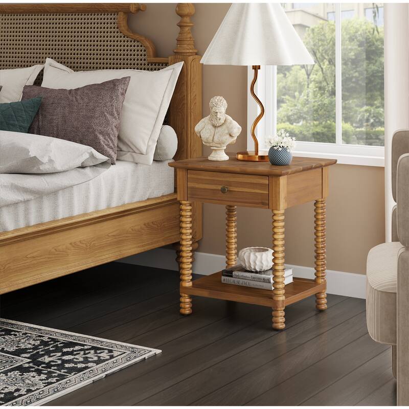 NPD Furniture Azella 1 Drawer Nightstand