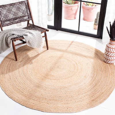 SAFAVIEH Handmade Natural Fiber Jica Casual Solid Jute Rug