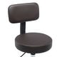 preview thumbnail 56 of 54, Adjustable Rolling Work Stool with Faux Leather Seat and Foldable Footrest, Versatile Stool for Home Office, Vanity,