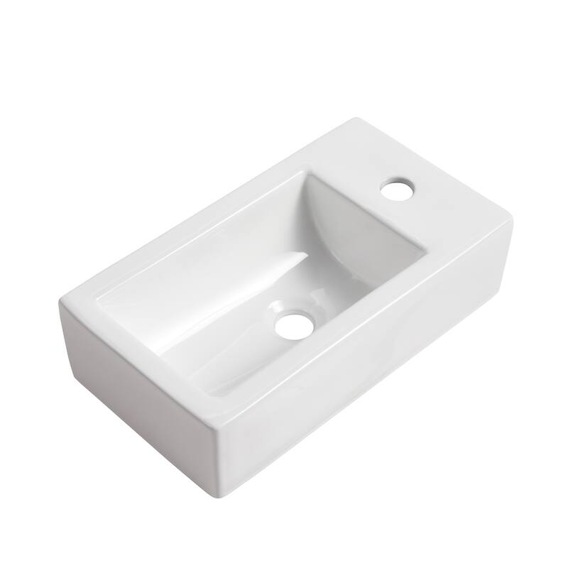 BNK 16/18 Inch Single Sink Bathroom Vanity with Soft Close Door
