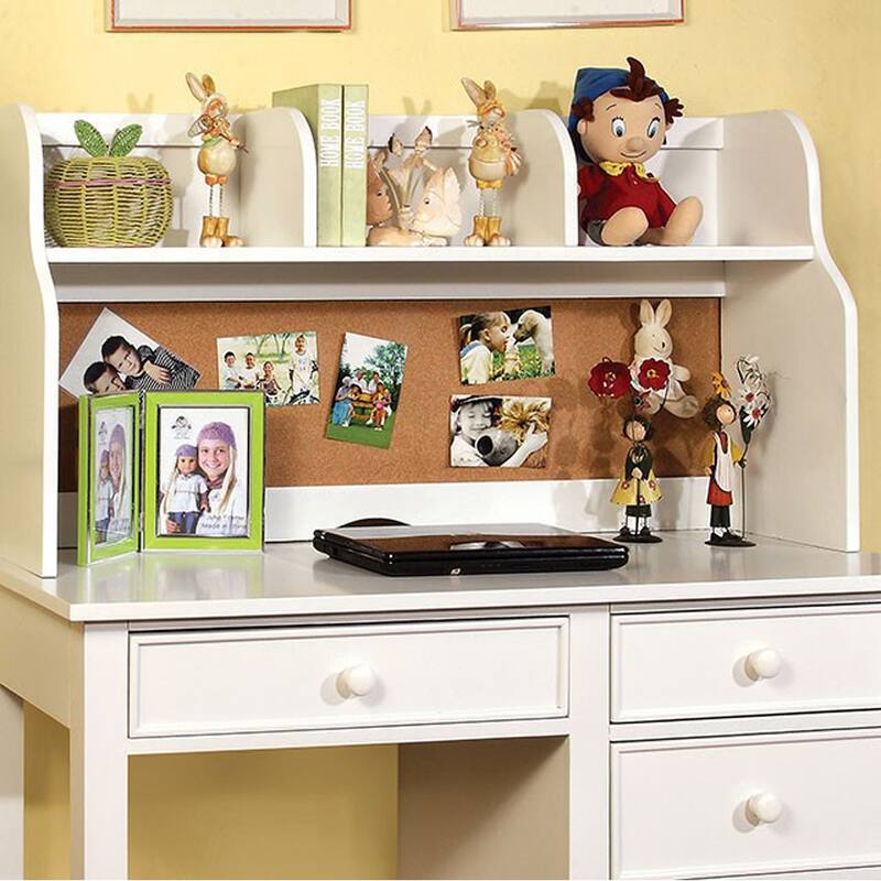 Omnus Transitional Style Hutch , White