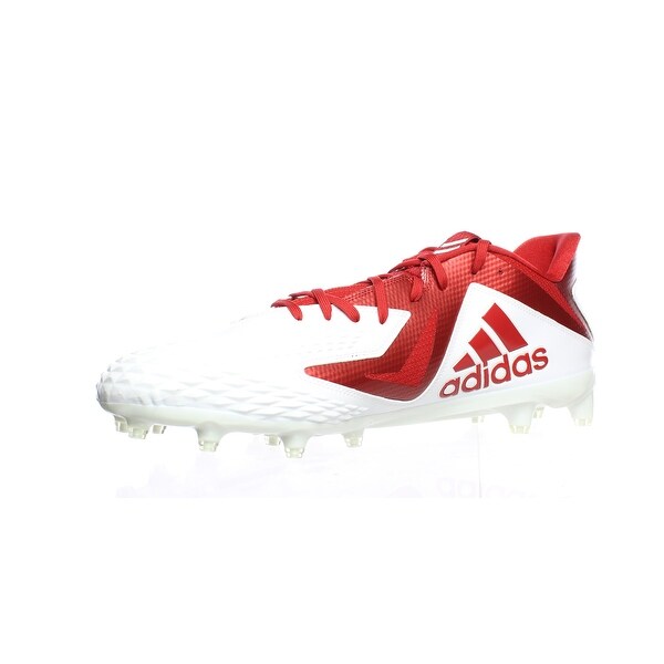 red white and blue football cleats