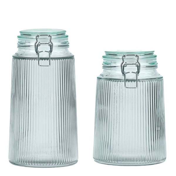 10 Strawberry Street Cortlandt Graduated Glass Canisters