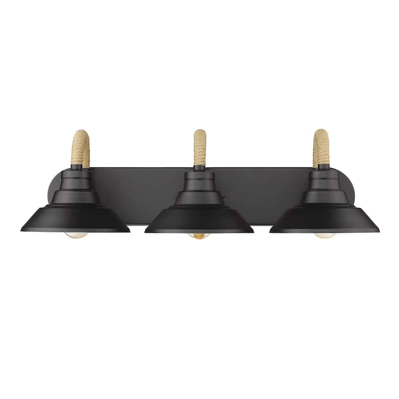 Journey 3 Light Bath Vanity - Natural Black