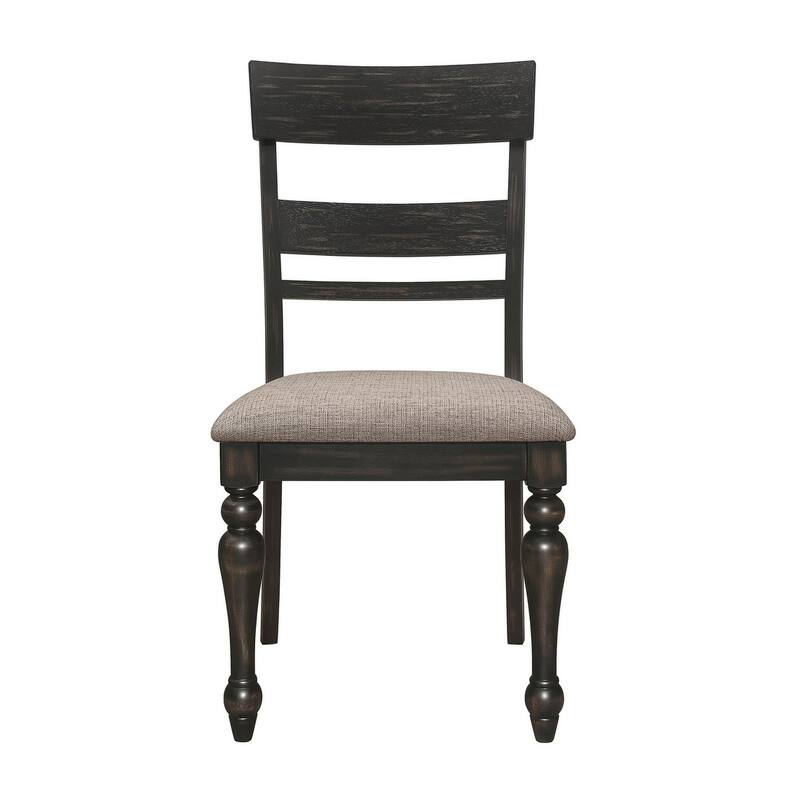 Kyle Brown Brushed and Charcoal Sandthrough 5-piece Dining Set
