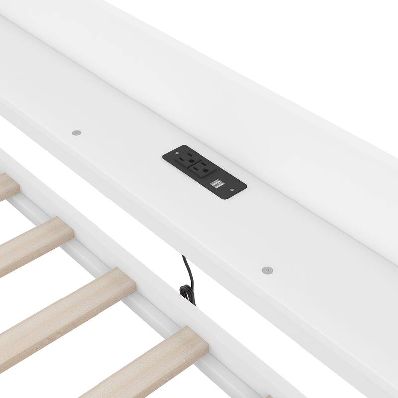 Twin Pine Daybed with Shelves, Drawers & Charging Station