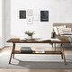 preview thumbnail 18 of 38, Roundhill Furniture Arona Mid-Century Modern Wood 3-Piece Coffee Table Set