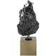 preview thumbnail 3 of 3, Uttermost 18009 Tranquility 8-1/2" Tall Cast Iron Abstract Table