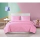 preview thumbnail 5 of 3, Heritage Kids Pinsonic 3 Piece Soft Butterfly Quilt Set,Pink,Full