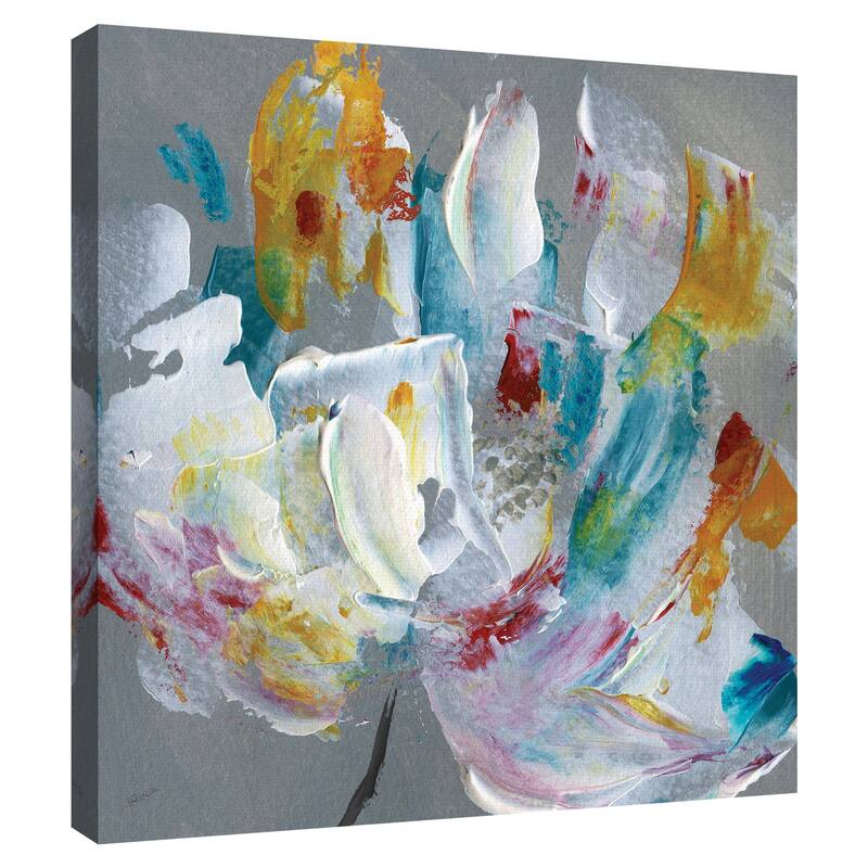 Tye Dye Flower by Katrina Craven Canvas Art Print