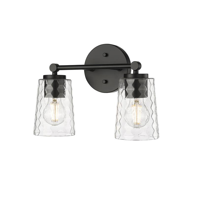 Millennium Lighting Ashli 2/4 Light Vanity Light with Clear Honeycomb Glass Shades