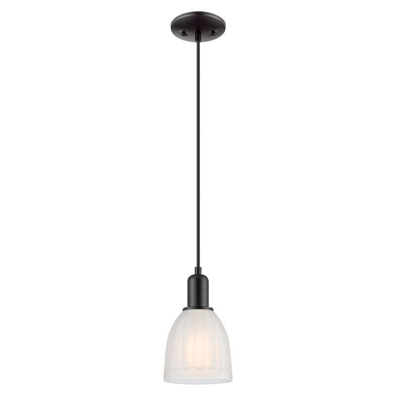 Innovations Lighting Endless Possibilities Arcadia - Brookfield - 1 Light 6" Cord Hung Mini Pendant - Matte Black