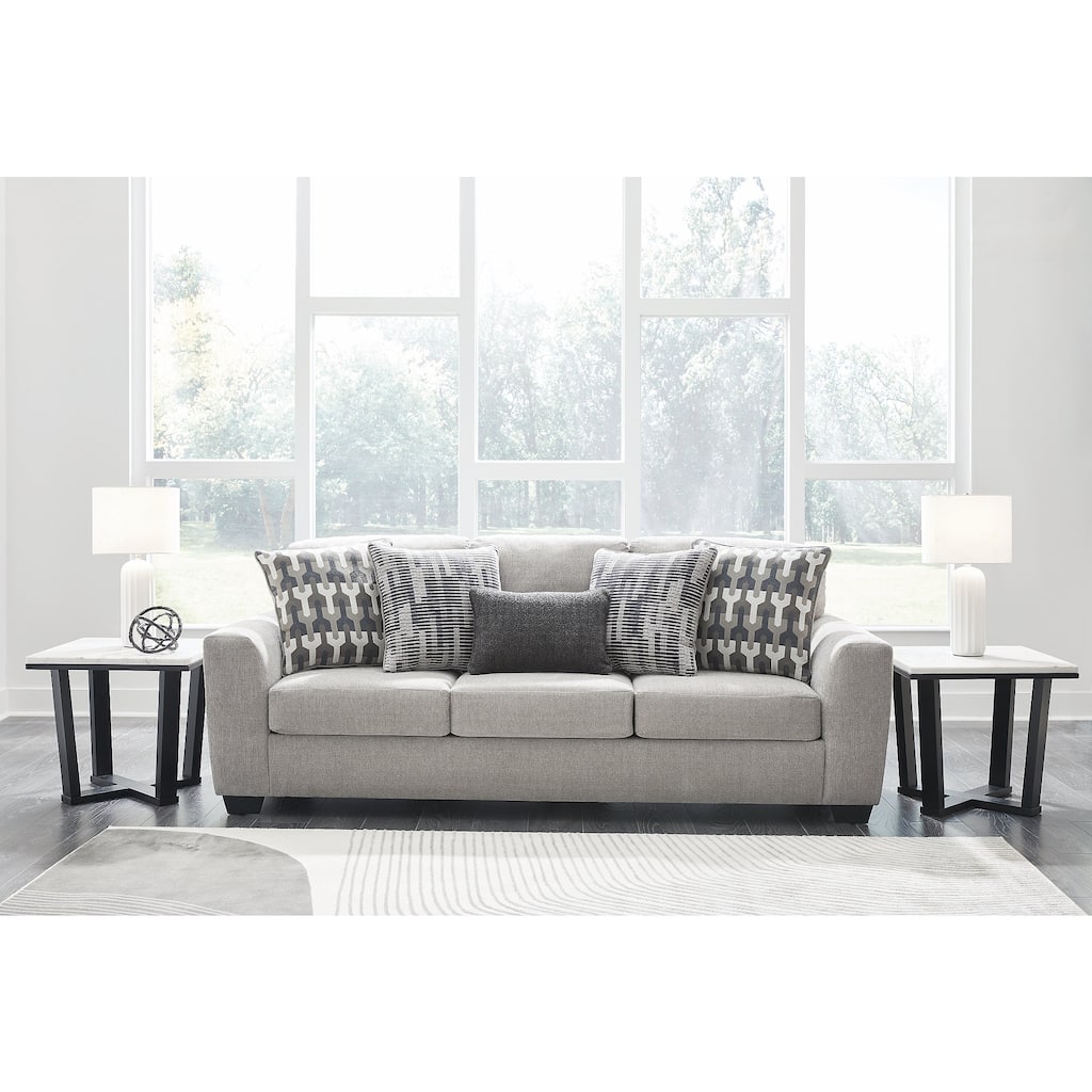 Signature Design by Ashley Avenal Park Gray Sofa - 97"W x 40"D x 40"H