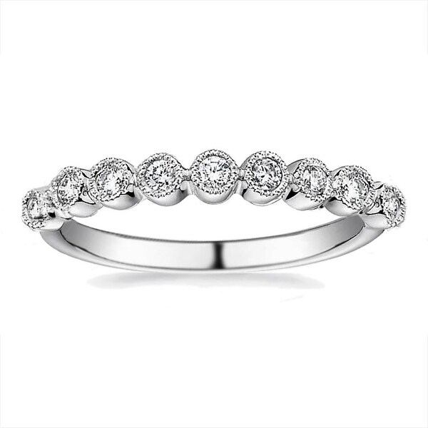4 TCW 925 Sterling Silver Round 4 mm CZ Eternity Bridal Ring Band Size 4-11 
