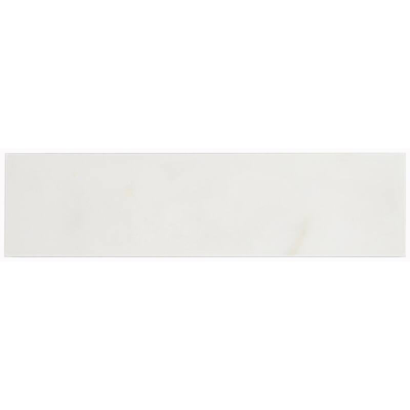 Classico 3 in. x 12 in. Blanco Gloss Glazed Ceramic Subway Wall Tile