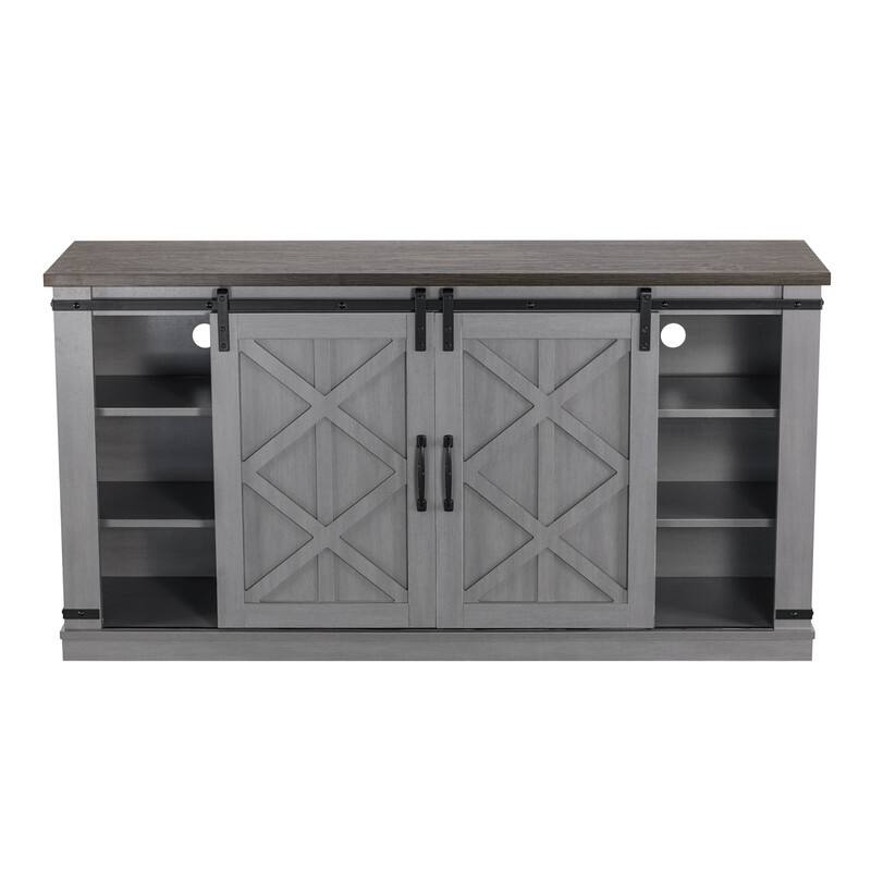 58 in. Barn Door TV Stand for TVs up to 65 in.
