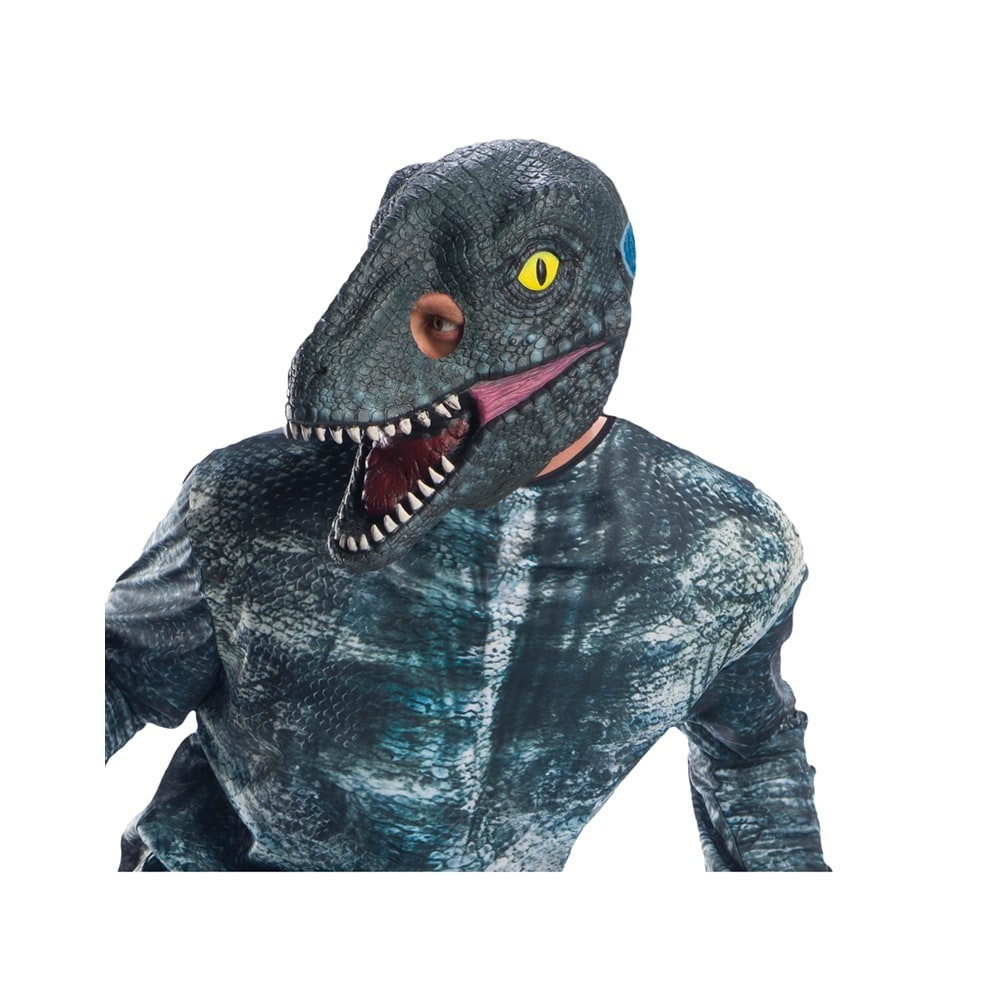 Adult Jurassic World Blue Velociraptor Dinosaur 3 4 Mask Standard One Size Overstock