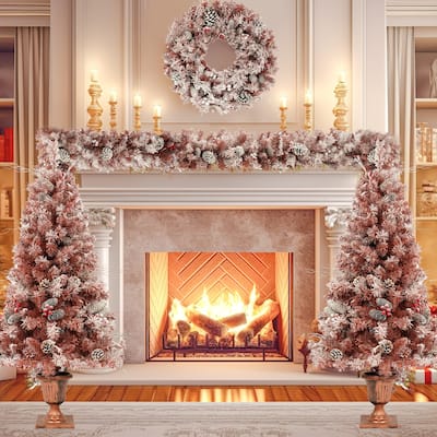 4-Pieces Set Artificial Christmas Tree, Artificial Tree