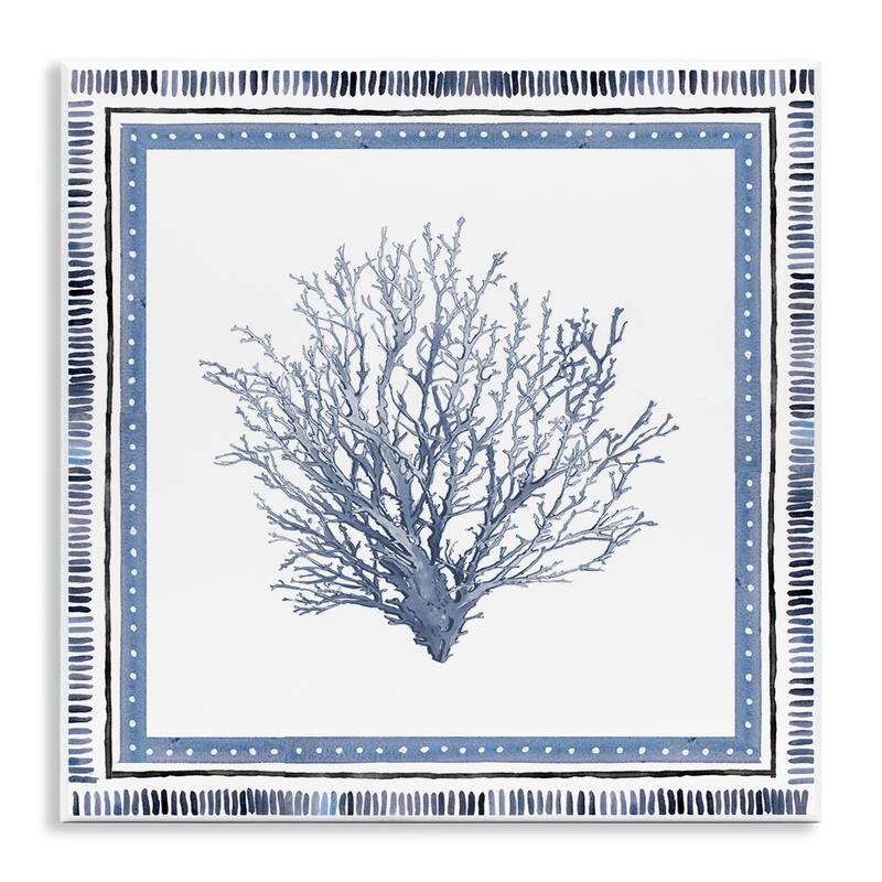 Stupell Nautical Branch of Coral Wall Plaque Art Design By Lanie Loreth - 12 x 12