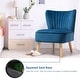 preview thumbnail 4 of 37, Costway Armless Accent Chair Modern Velvet Leisure Chair Single