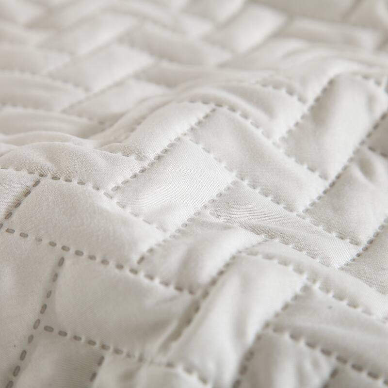 Basket Stitched Bedspread/Coverlet Set Ultra Soft Microfiber Lightweight Quilt