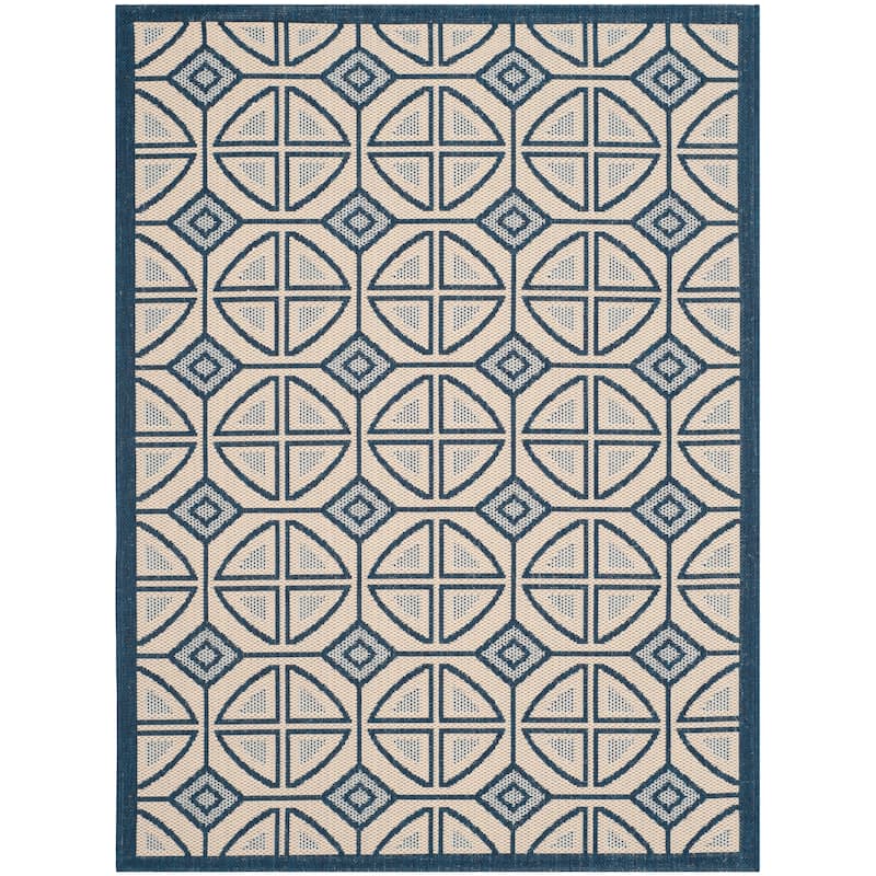 SAFAVIEH Courtyard Saundra Indoor/ Outdoor Waterproof Patio Backyard Rug