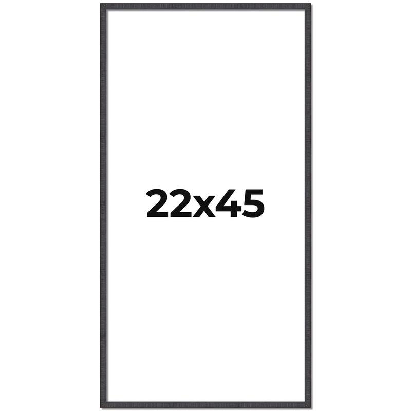 22x45 Frame Brown Solid Wood Picture Frame - Complete Modern Photo