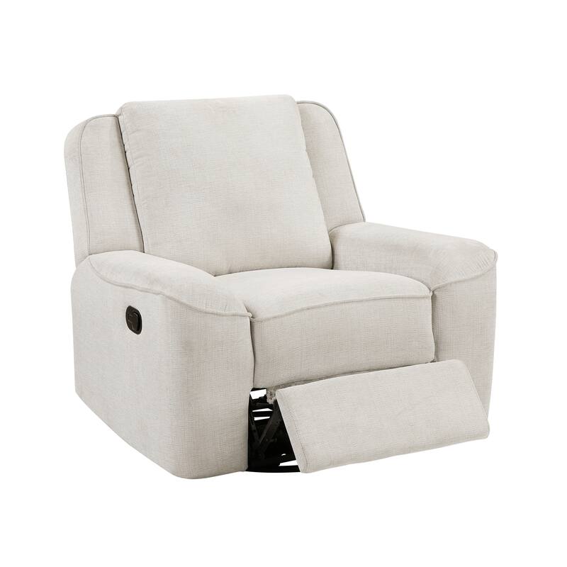 Graham 40" Chenille Swivel Reclining Chair - Smooth Swivel Motion