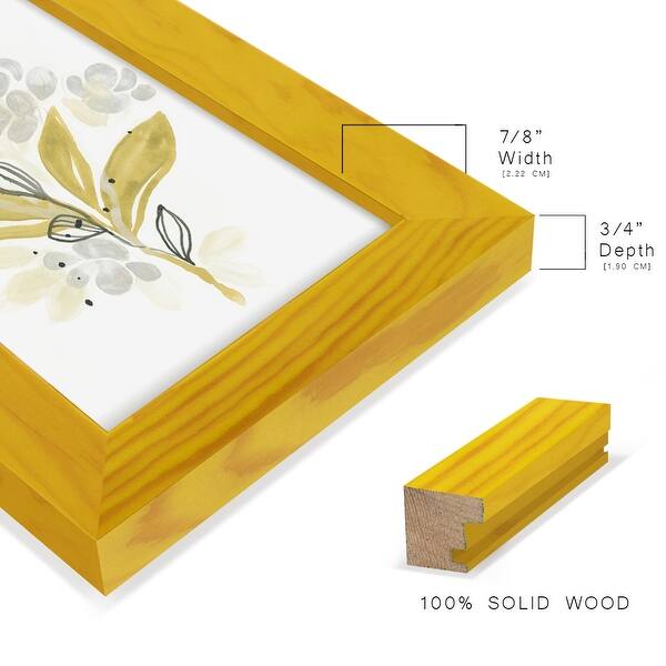 dimension image slide 9 of 11, The Minimalist Garden II -Framed Print w/glass-Cherry Red