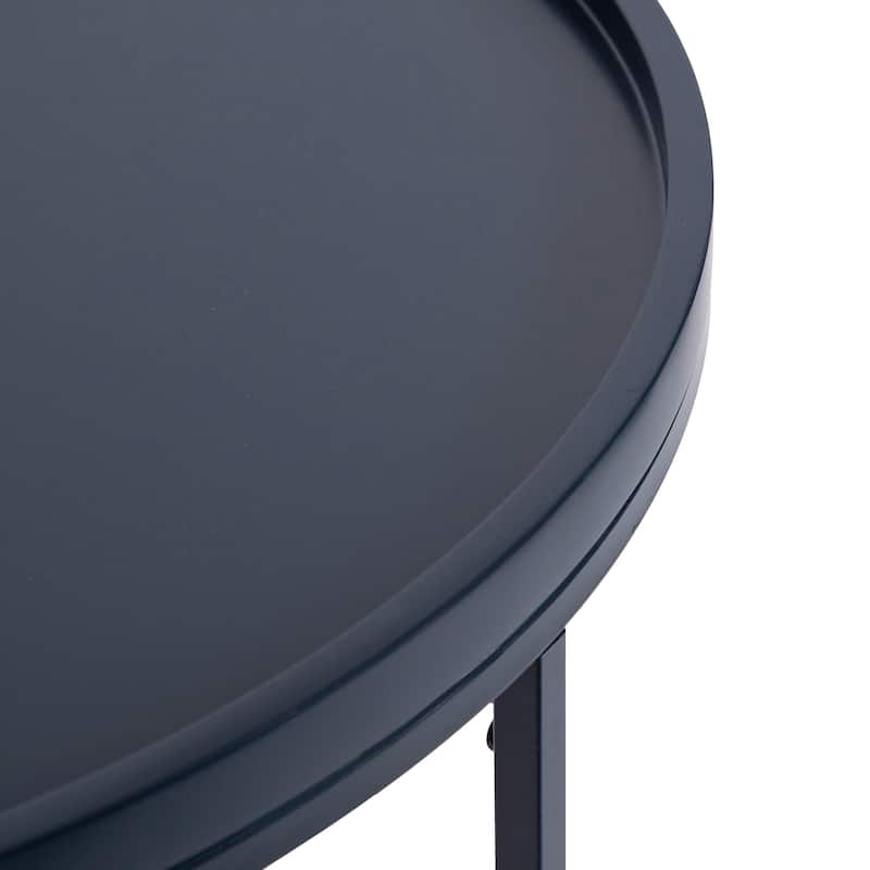 Kate and Laurel Dorrah Half-Circle Console Table