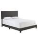 preview thumbnail 18 of 26, Boyd Sleep Florence Faux Leather Upholstered Bed Frame with Headboard