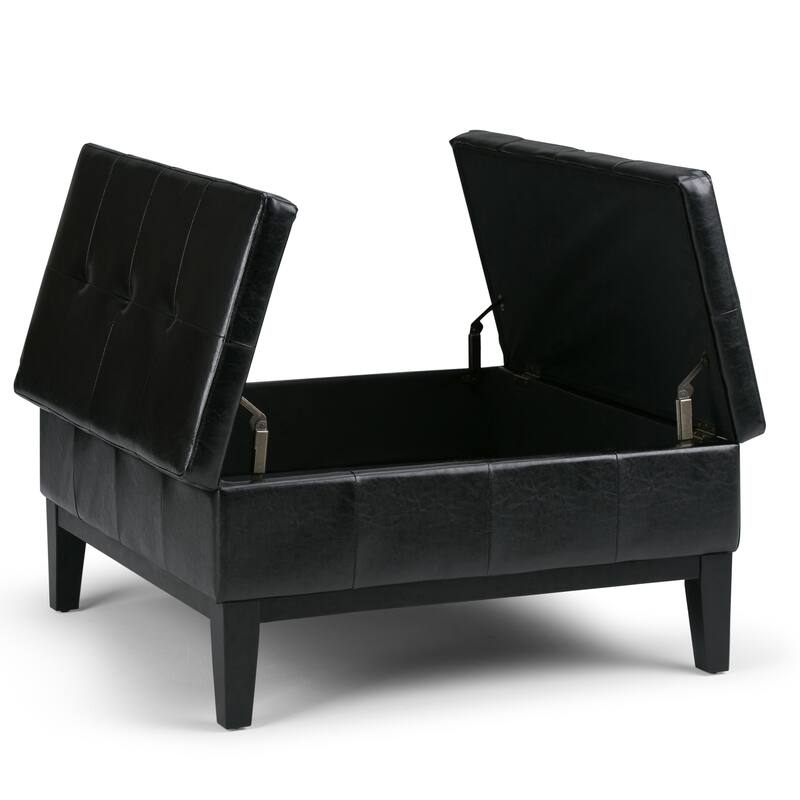 WYNDENHALL Lancaster 36-in. Wide Contemporary Square Table Ottoman