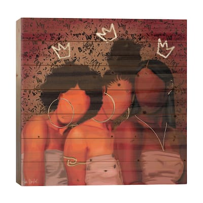Love. Light. Print On Wood by Faith with an E - Multi-Color