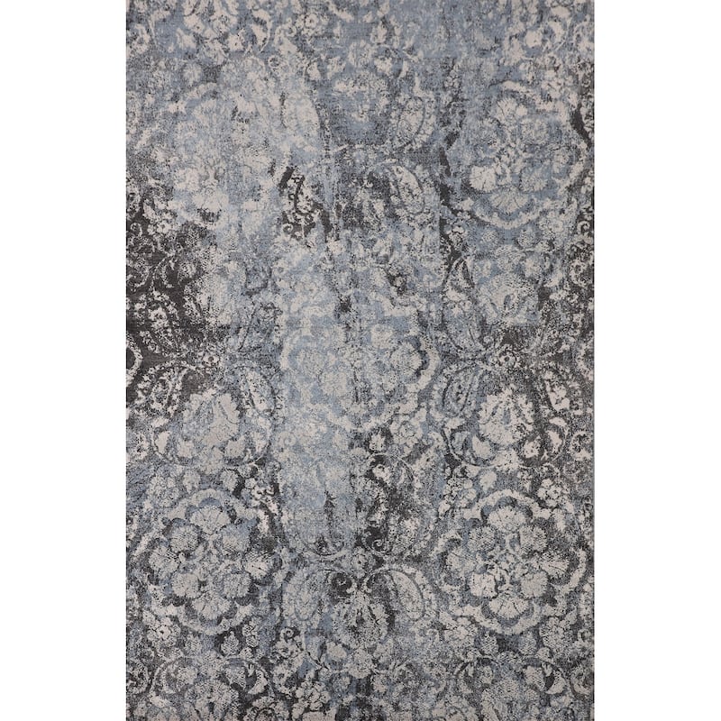 Blue Art & Craft Turkish Area Rug Machine Made Carpet - 5'0" x 8'0"