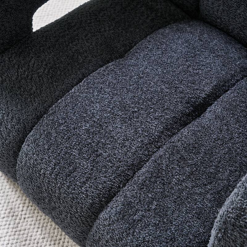 Modern 31.10" Boucle Upholstered Accent Chair with Plush Seat Cushion, Easy Assembly, and Comfortable Design