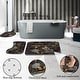 preview thumbnail 4 of 29, 4 Pcs Bathroom Shower Curtain Set,Bathroom Sets with Rugs