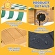 preview thumbnail 17 of 30, Outsunny Kids Sandbox with Cover, Outdoor Wooden Sandbox with Canopy - 41.75" x 41.75" x 47.75"