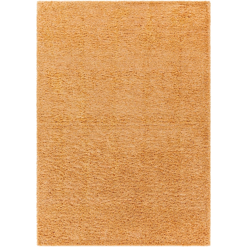 Livabliss Cassey Cozy Plush Shag Area Rug - 6'7" x 9' - Khaki - Rectangle
