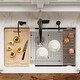 preview thumbnail 13 of 18, Karran 34" Undermount Large Single Bowl Quartz Farmhouse Workstation Kitchen Sink