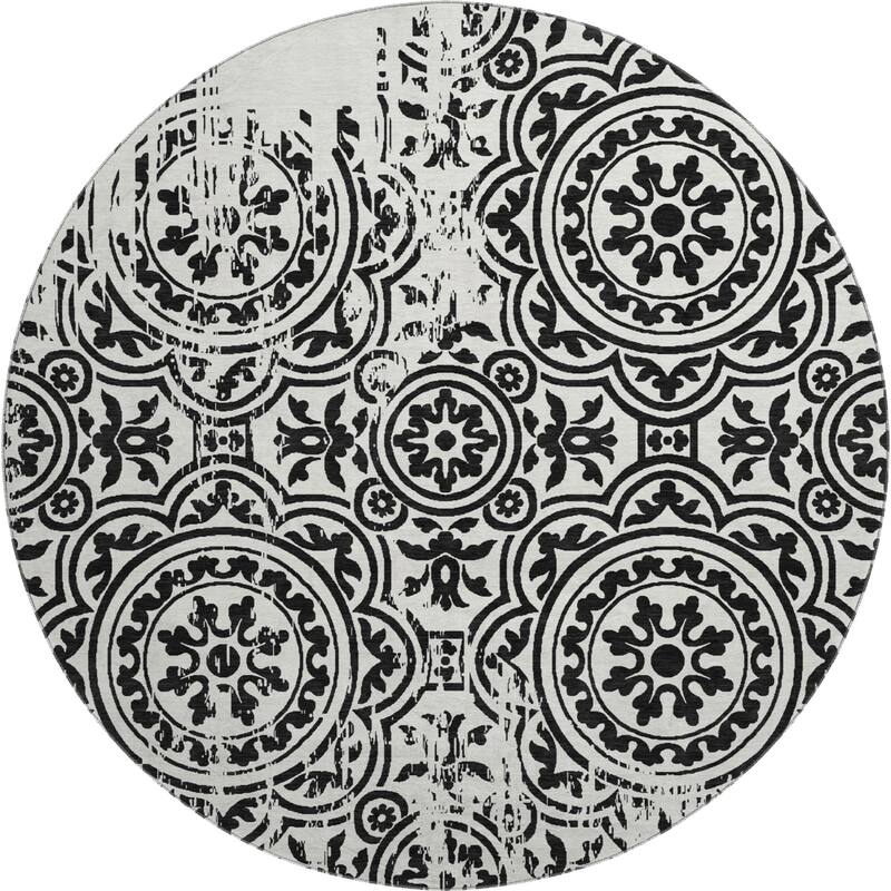 Premium Washable Super Soft Vanishing Medallion Mayfield Rug