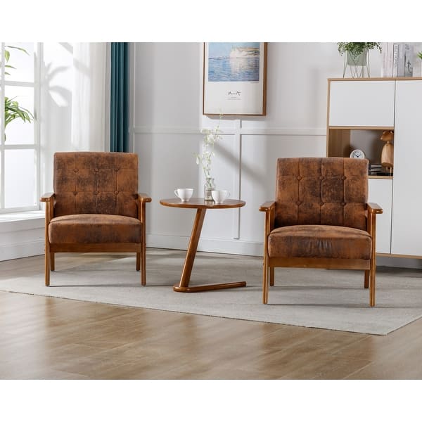 Accent Chairs Set of with Side Table Arm Chair for Living Room