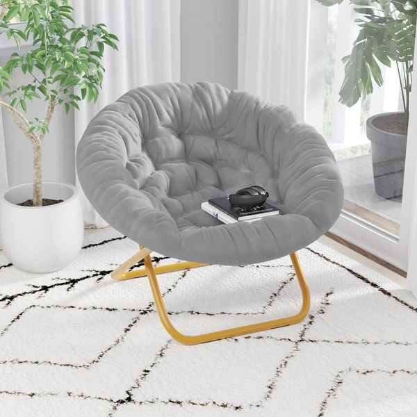 Folding XL Saucer Chair for Dorm or Bedroom On Sale Bed Bath Beyond 36922007