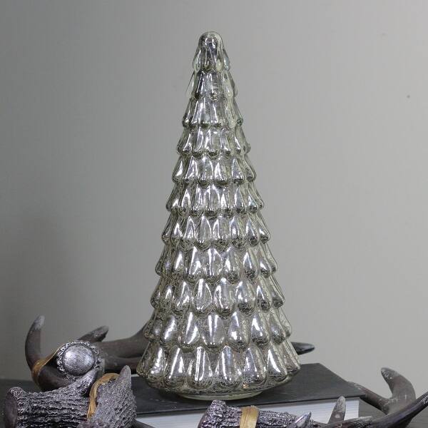 Shop 12 5 Silver Mercury Light Up Christmas Tree Battery Operated