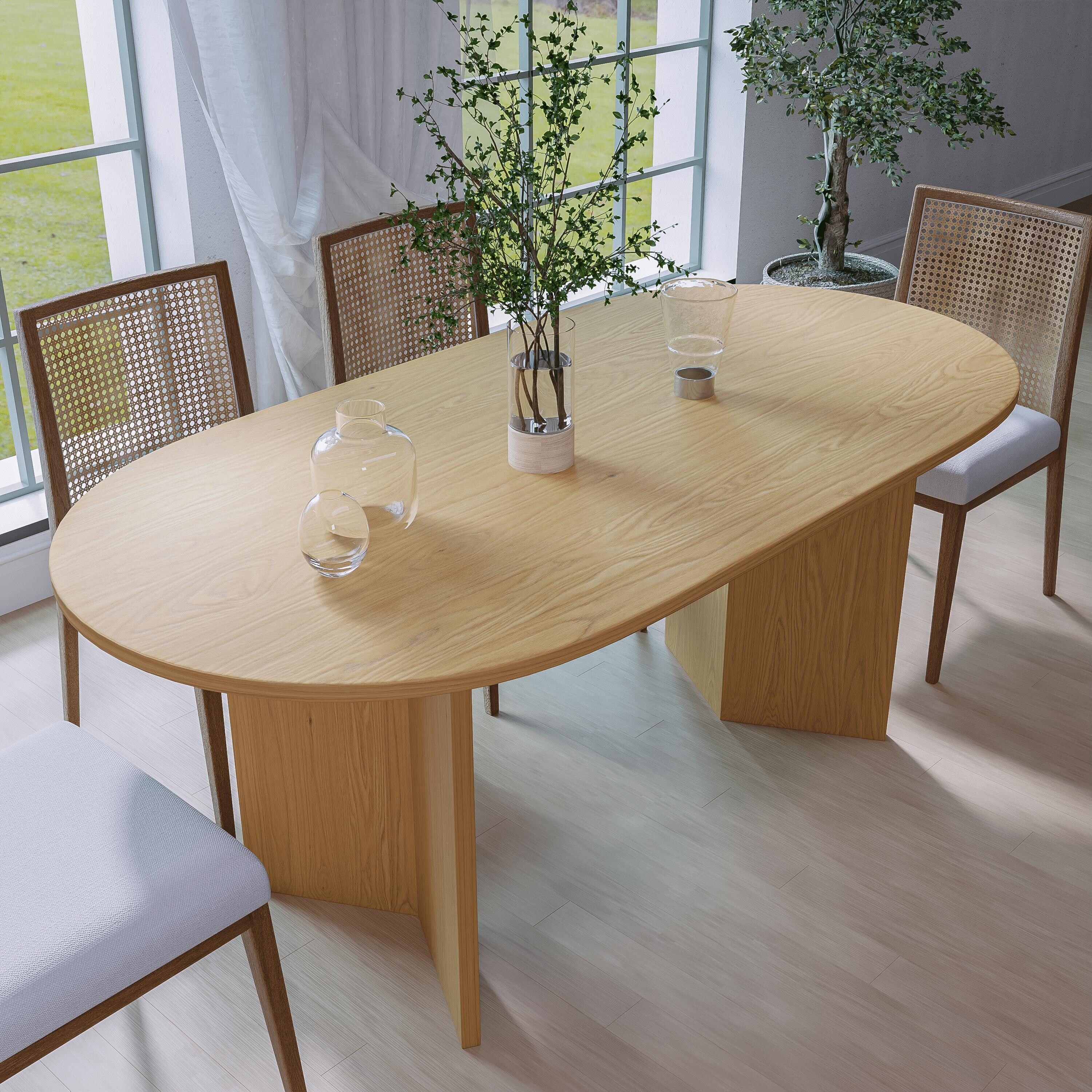78" Oval Wood Dining Table - On Sale - Bed Bath & Beyond - 9999828