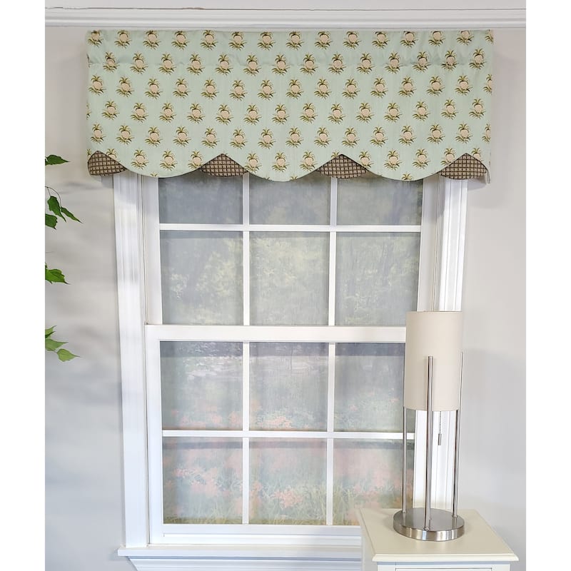 RLF Home Pineapple Field Petticoat Valance