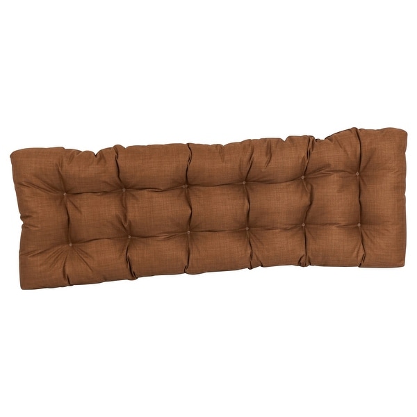 Tufted Indoor Outdoor Bench Cushion Multiple widths from 46 to 60 inch On Sale Bed Bath Beyond 30970422